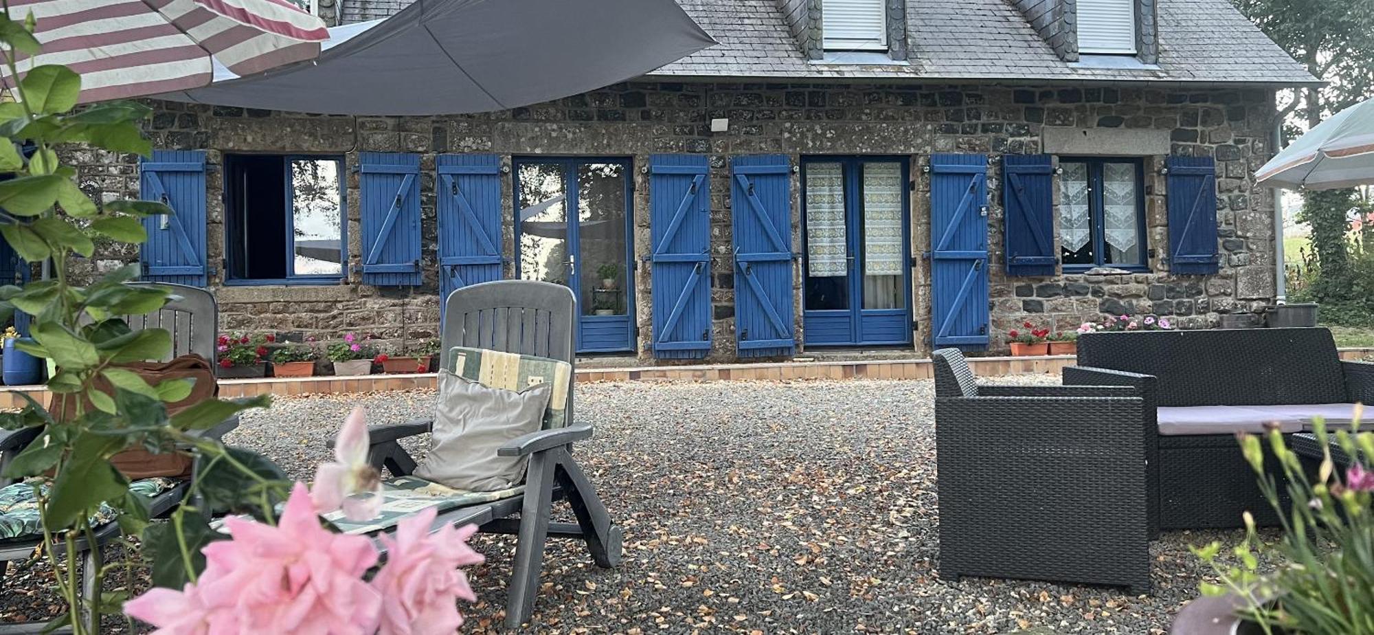 Double & Family Rooms In Tranquility In Blue Saint-Mars-sur-la-Futaie Eksteriør bilde